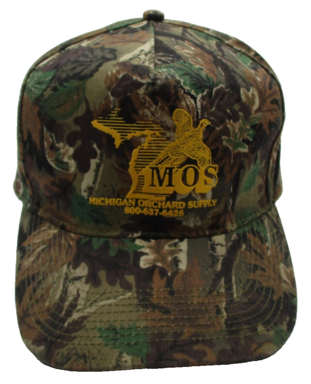 Michigan Orchard Supply Hat Cap Snap Back Mens One Size Green Camo Otto Hunting